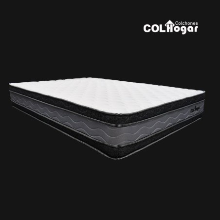 Colchón  Platinum 160X190X32 + Base Cama Dividida   + Protector + Almohadas