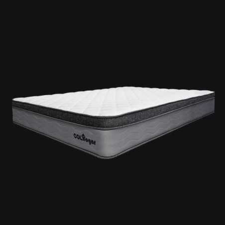 Colchón Imperial Euro 200X200X28 + Protector Protector Acolchado + 2 Almohadas
