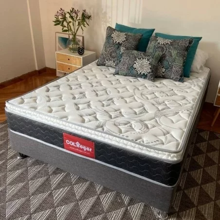 Colchón Energy 120X190 + Base Cama+ Protector Impermeable + Almohada