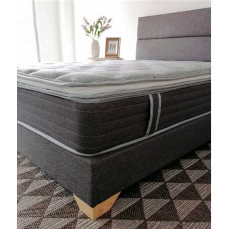 COLCHON VITAL 140X190 + BASE BOX + PROTECTOR ACOLCHADO + ALMOHADA