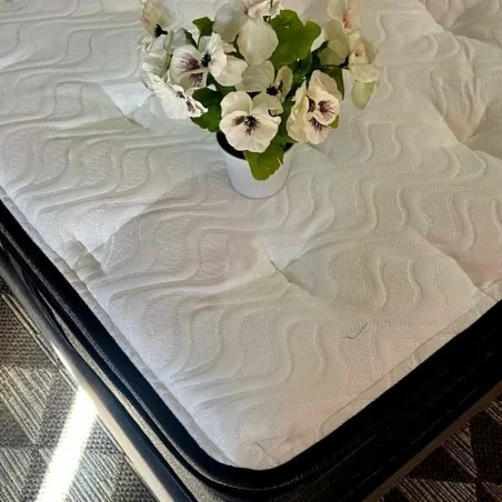 COLCHON PREMIUM EURO 120X190 + BASE CAMA+ PROTECTOR ACOLCHADO + ALMOHADA