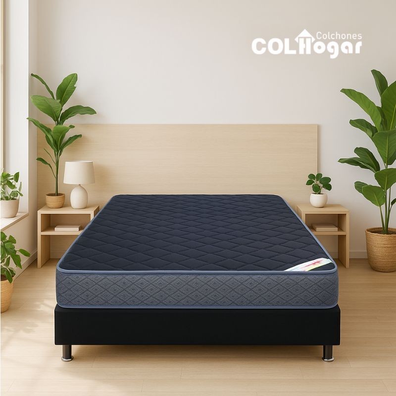 Outlet Colchón Super Dream 140X190 + Base Cama + Protector + 2 Almohadas