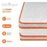 Outlet Colchón Imperium King 200x200X32 + Base Cama + Espaldar + Protector+ 2 almohadas