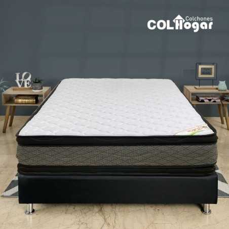 Colchón Ultrafirm 200X200X30 + Protector acolchado + 2 Almohadas