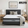 Colchón Imperial Euro 200X200X28 + Protector Protector Acolchado + 2 Almohadas