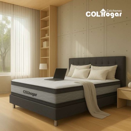 Colchón  Platinum 140X190X32 + Protector+ 2 Almohadas