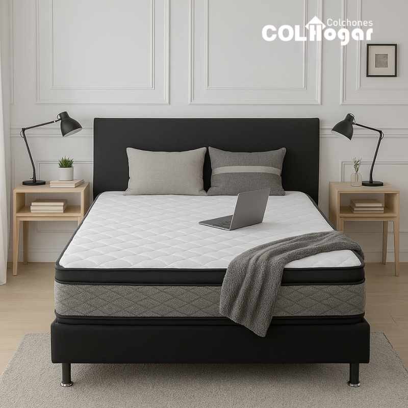 Colchón Supreme Cassata 120X190X30  +Protector + 1 Almohada