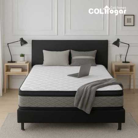 Colchón Ultrafirm 200X200X30 + Protector acolchado + 2 Almohadas