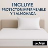 Colchón Malta Lux 120x190 + Protector acolchado + Almohada