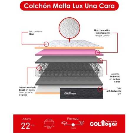 Colchon Malta 140x190