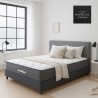 Colchón Malta Lux 100x190 + Base Cama + Espaldar