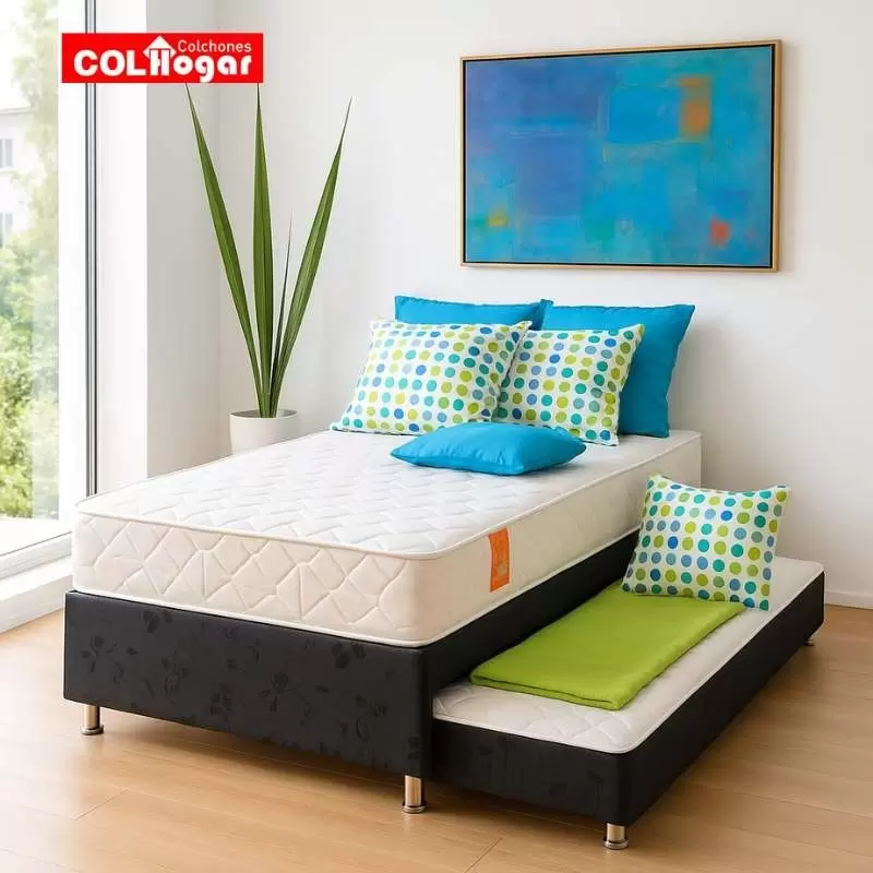 CAMA NIDO 140X190 CON AUXILIAR (NO INCLUYE COLCHON)