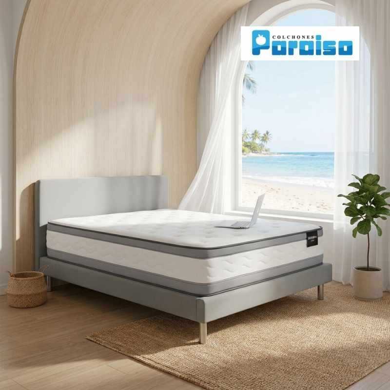 Colchón Ortholife Foam 140X190 A32 Marca Paraiso (32 cms de Altura)