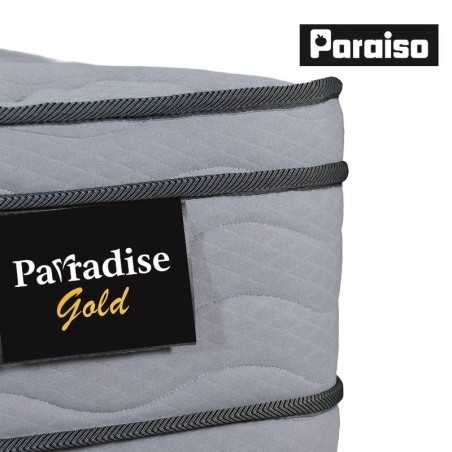 Colchón Gold 100X190 A36 Marca Paraiso + Base + Espaldar