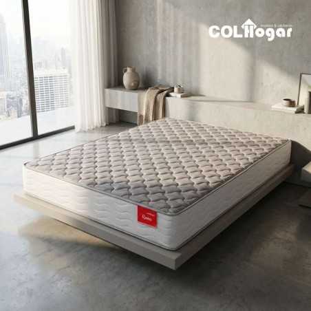 Colchón Super ortopédico Roma 200X200 + Base Cama Dividida + Protector Acolchado + Almohadas