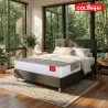 Colchón Super ortopédico Roma 100X190 + Base Cama + Espaldar + Protector Acolchado+ Almohada