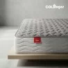 Colchón Super ortopédico Roma 160X190 + Base Cama dividida + Espaldar + Protector acolchado + Almohadas