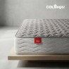 Colchón Super ortopédico Roma 200X200 + Base Cama dividida + Espaldar + Protector acolchado + Almohadas