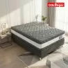 Colchon OrtopédicoZafiro 200X200 Plus + Protector Acolchado+ Almohadas