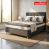 Colchon OrtopédicoZafiro 200X200 Plus + Protector Acolchado+ Almohadas