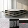 Colchón Ultra Firm Cassata 200x200 + Base Cama + Espaldar + 2 Almohadas