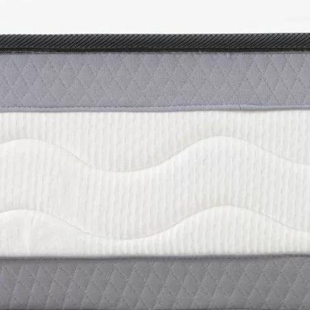 Colchón Firm Cassata 200X200 + Base + Espaldar Cama Marca Paraiso