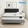 Colchón Firm Cassata 100X190 + Base + Espaldar Cama Marca Paraiso