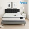 Colchón Firm Cassata 100X190 + Base + Espaldar Cama Marca Paraiso