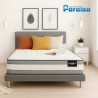Colchón Ortholife Foam 100X190 A24 Marca Paraiso + Base Cama + Espaldar+protector+almohada