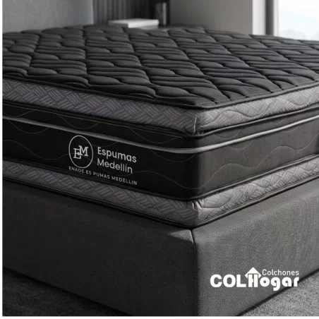 Colchón Empire Foam 140X190X38 + Protector Impermeable +2 Almohadas Viscoelásticas