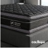 Colchón Empire Foam 200X200X38 + Base Cama dividida + Protector Impermeable +2 Almohadas Viscoelásticas
