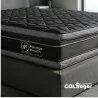 Colchón Empire Foam 200X200X38 + Base Cama dividida + Espaldar + Protector Impermeable +2 Almohadas Viscoelásticas