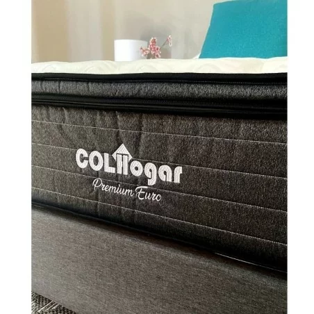 Colchón Premium Euro 140X190 + Protector Acolchado + 2 Almohadas