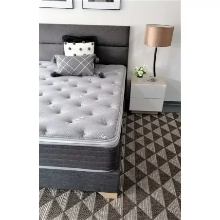 COLCHON VITAL 160X190 + BASES DIVIDIDAS BOX + ESPALDAR ITALIA + PROTECTOR ACOLCHADO + 2 ALMOHADAS