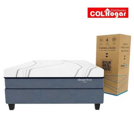 OUTLET COLCHON ROSE FOAM 140X190 EN CAJA + BASE CAMA