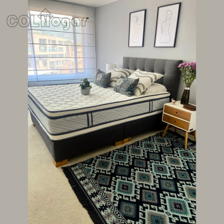 COLCHON HOTELERO PREMIUM SOFT 120X190 +  ALMOHADA. 7 AÑOS DE GARANTIA.