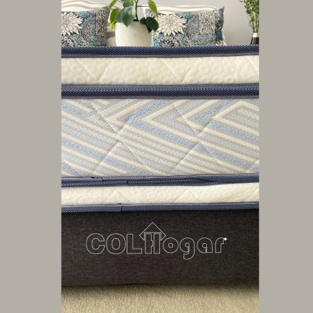 COLCHON HOTELERO PREMIUM SOFT 120X190 +  ALMOHADA. 7 AÑOS DE GARANTIA.