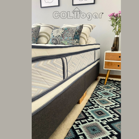 COLCHON HOTELERO PREMIUM SOFT 120X190 +  ALMOHADA. 7 AÑOS DE GARANTIA.