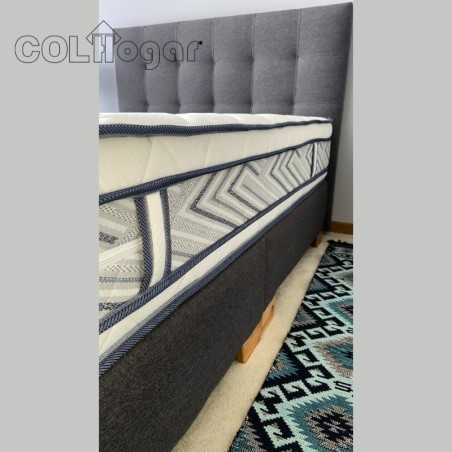 OUTLET COLCHON HOTELERO ORTOPEDICO PLUS 200X200 + PROTECTOR + ALMOHADAS