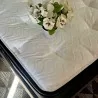 Colchón Premium Euro 200X200X28 + Base Cama + Espaldar + Protector Acolchado + Almohadas