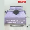 Acolchado Doble faz Acanalado-Ovejero para Cama Doble. Incluye Fundas y cojines decorativos