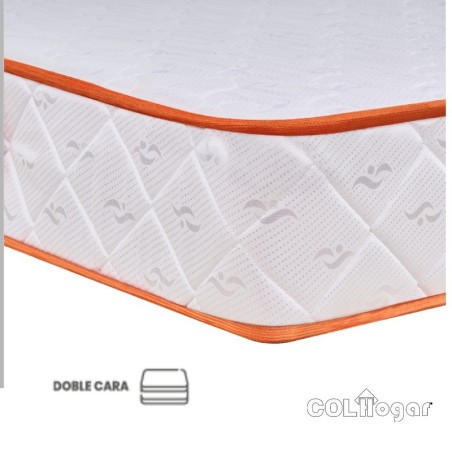 Colchón Rest 140X190X22 + Base Cama + Protector + Almohadas