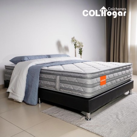 Colchón Mercurio 160X190X30 + Base + 2 Almohadas