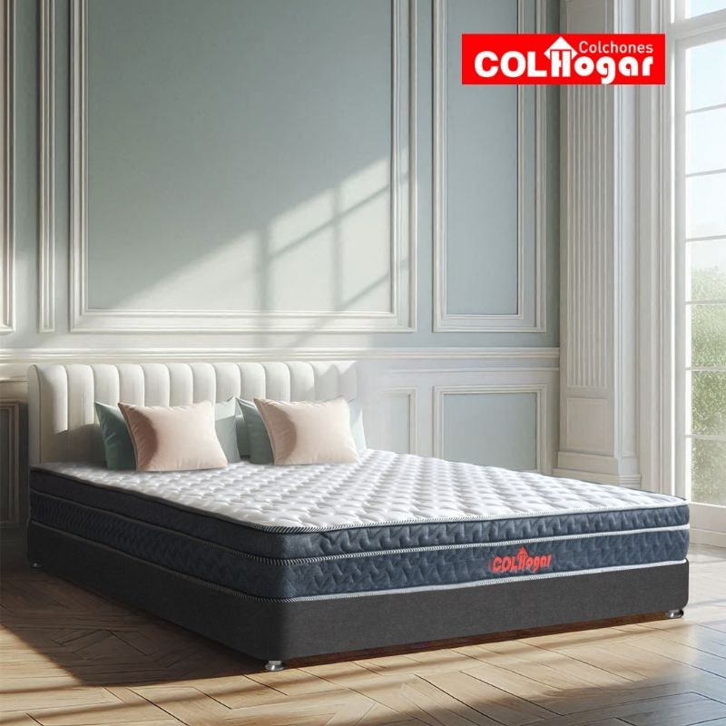 Colchón Venecia Lux 140X190 + Protector + 2 Almohadas