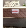 Colchón Super ortopédico Roma 120X190 + Base Cama Entera + Espaldar + Protector Impermeable+ Almohada