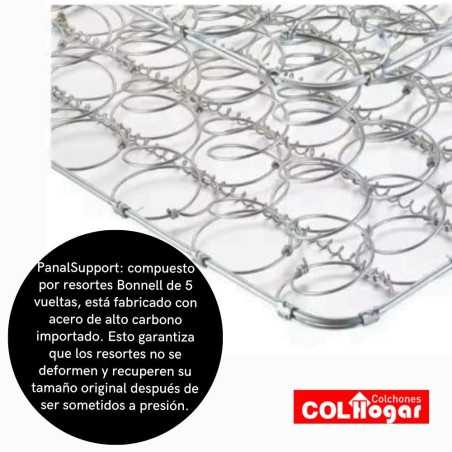 OUTLET Energy Top Plus 100x190 + Base Cama + Espaldar+Protector+Almohadas